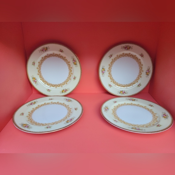Vintage Meito Nassau China set of 4 Salad Plates, Made in Japan Discontinued - Picture 2 of 4